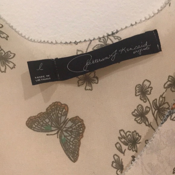 Boho floral sheer tank / coverup - Picture 3 of 4